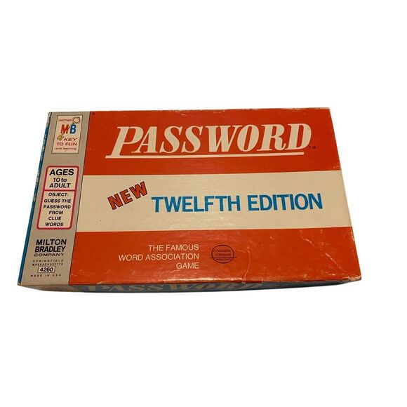 1962 Password Twelfth Edition The Famous Word Association Game 4260 Activity - Picture 1 of 9